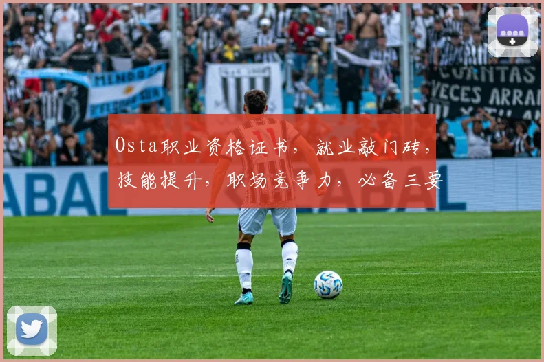 Osta职业资格证书，就业敲门砖，技能提升，职场竞争力，必备三要素